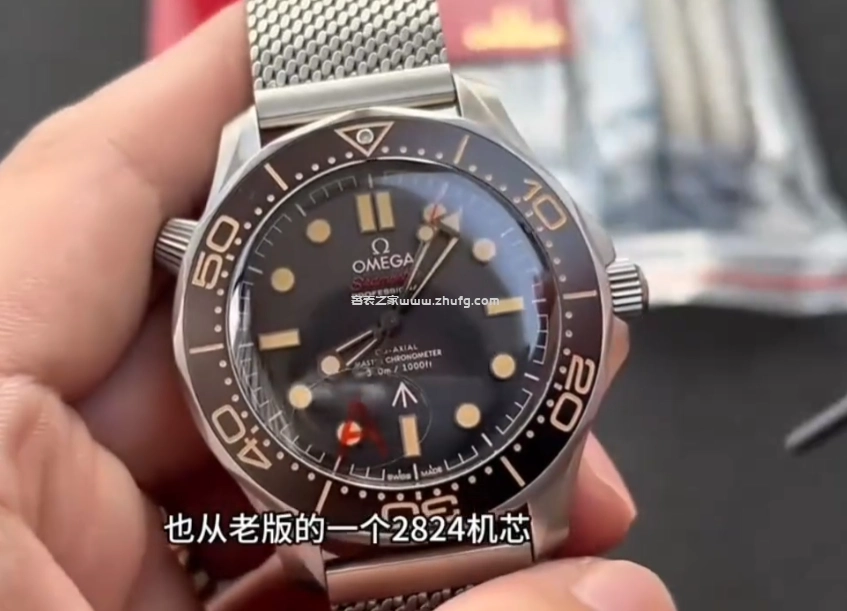 VS厂欧米茄海马300系列007《无暇赴死》终极版评测:8806机芯全面解析