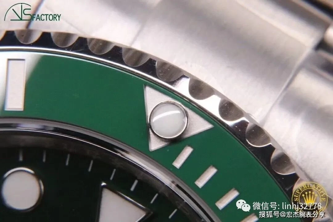 VS綠水鬼錶盤放射紋理