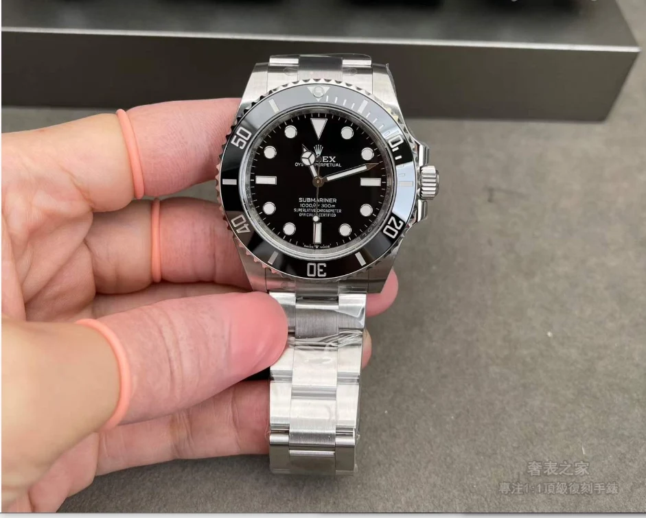 VS廠勞力士Submariner 124060無曆黑水鬼正面實拍展示
