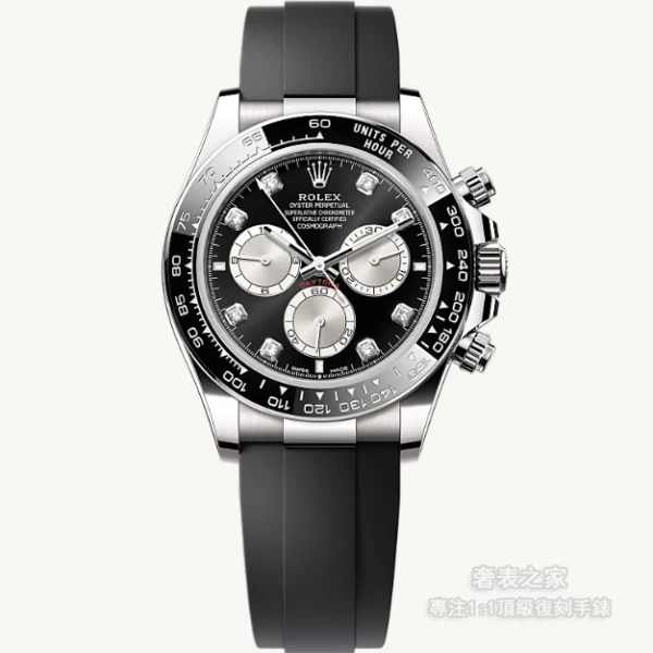 勞力士 迪通拿 M126519LN-0004 黑面鑽標膠帶款 VS廠 1:1復刻錶 - 3