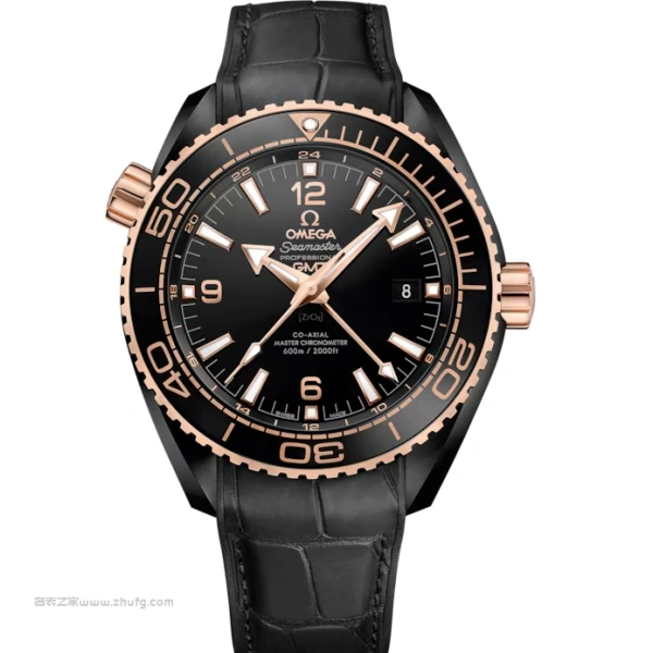 1:1復刻 歐米茄 海洋宇宙 215.63.46.22.01.001 黑陶瓷 玫瑰金 VS版 43.5mm - 1