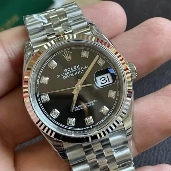 頂級復刻勞力士日志型36MM狗牙圈手錶m126234-0027 - 5