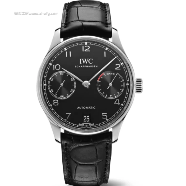 萬國 IWC 葡萄牙七日鍊 IW500703 黑面 自動上鍊 ZF廠 1:1復刻 42.3MM - 1