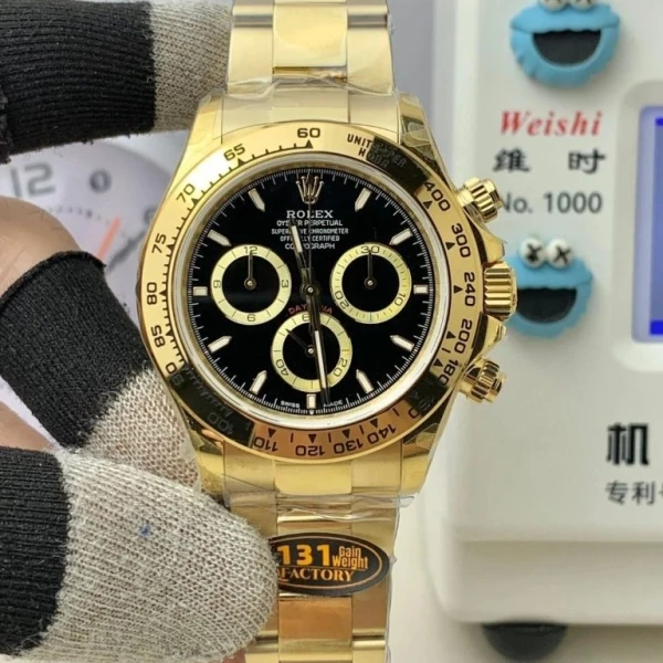 勞力士 迪通拿 M126508-0004 18K黃金包金不掉漆 QF廠 1:1復刻錶 - 4