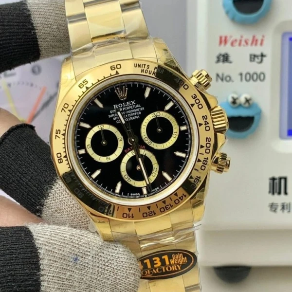 勞力士 迪通拿 M126508-0004 18K黃金包金不掉漆 QF廠 1:1復刻錶 - 5