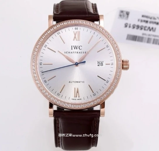 萬國 柏濤菲諾 IW356515 玫瑰金鑲鑽 V7廠 1:1復刻 自動機械 40毫米 - 1