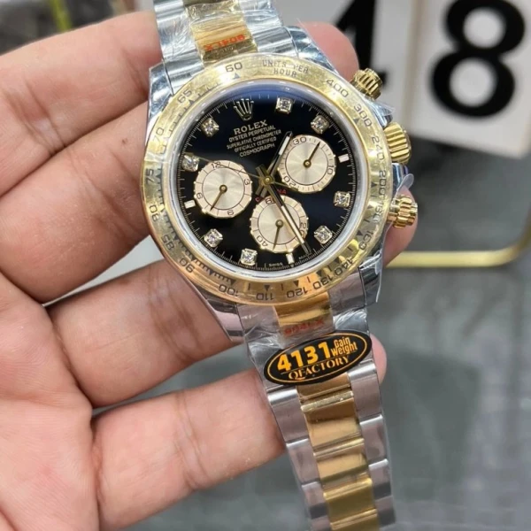 勞力士 迪通拿 m126503-0002 雙色間金配重款 QF廠 1:1復刻錶 - 5