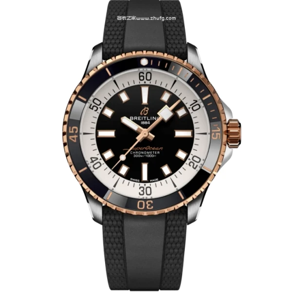 百年靈 超級海洋 U17375211B1S1 玫金陶瓷圈 TF 300米復刻級別 44mm - 1