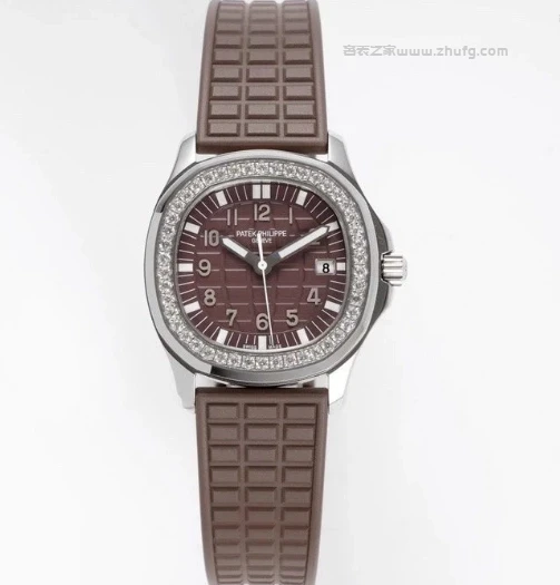 百達翡麗 Aquanaut 5067A 精鋼鑲鑽 石英 女錶 35.6mm PPF廠 - 1