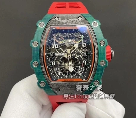 理查德・米勒 RM21-02 陀飛輪 Quartz TPT 碳纖維 復刻 - 1