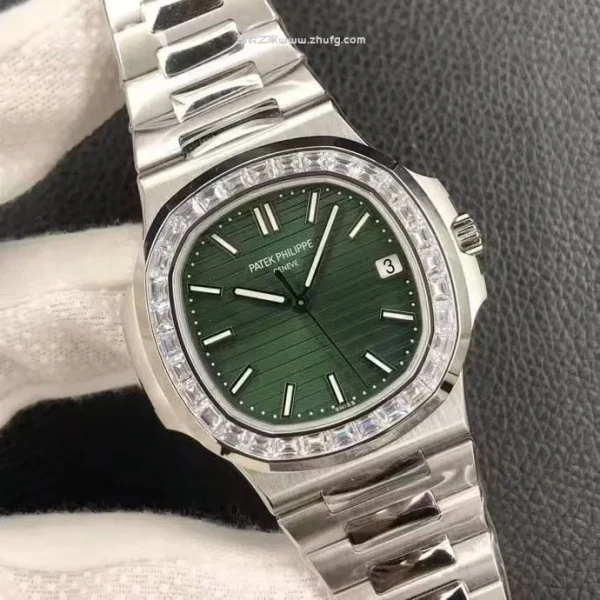 ZF廠百達翡麗38MM古典表系列5153G-010白盤翻蓋腕表 - 4