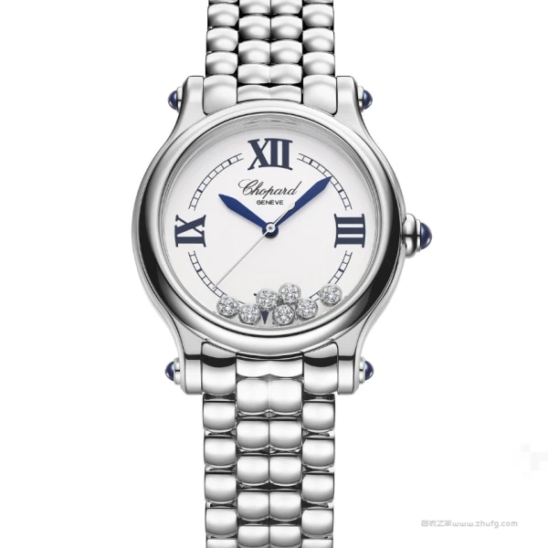 蕭邦快樂鑽278610-3001 LucentSteel 7鑽 瑞士自動機械女錶 33MM - 1